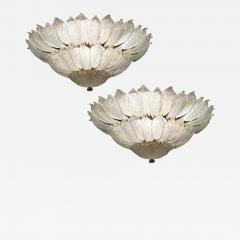 Murano Glass Leave Ceiling Light Chandelier - 2301531