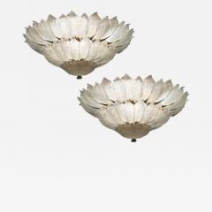 Murano Glass Leave Ceiling Light Chandelier - 2674271