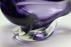 Murano Glass Lilac Color Vase or Bowl Italy 1960 - 2127490