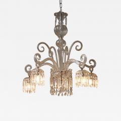 Murano Glass Octopus Five Light Chandelier 1930s - 4515094