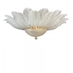 Murano Glass Sputnik Chandelier Flush Mount lot of 2 or a pair of chandeliers - 3300958