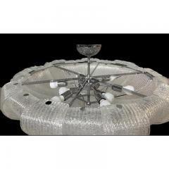 Murano Glass Sputnik Chandelier Flush Mount lot of 2 or a pair of chandeliers - 3300987