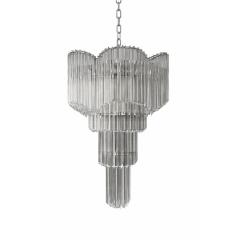 Murano Glass Sputnik Quadriedro Spyral Italian Chandelier in Dec Style - 4492986