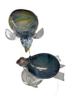 Murano Glass Turtles on a Stand - 3809050