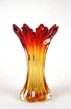 Murano Glass Vase Mid Century Italy circa 1960 70 - 3640079