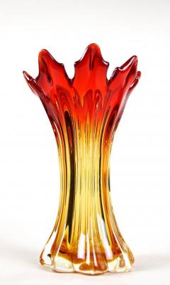 Murano Glass Vase Mid Century Italy circa 1960 70 - 3640084