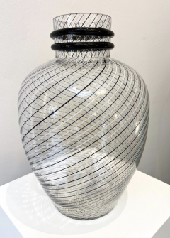 Murano Glass Vase by Fratelli Toso 1980s - 4280244