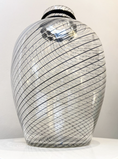 Murano Glass Vase by Fratelli Toso 1980s - 4280245