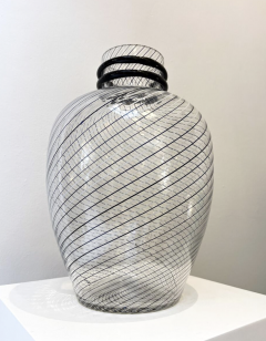 Murano Glass Vase by Fratelli Toso 1980s - 4280247