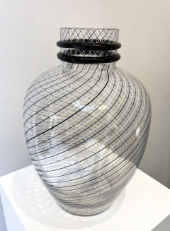 Murano Glass Vase by Fratelli Toso 1980s - 4280248