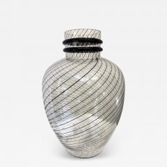 Murano Glass Vase by Fratelli Toso 1980s - 4280595