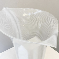 Murano Glass Vase by Tyra Lundgren for Venini Italy 1986 - 4280213