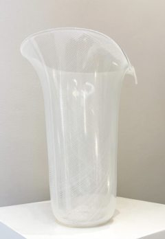 Murano Glass Vase by Tyra Lundgren for Venini Italy 1986 - 4280215
