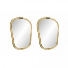 Murano Glass Wall Mirror With Torciglione Torchon Detailing Barovier Inspired - 4567249
