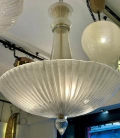 Murano Glass and Brass Chandelier - 3888266