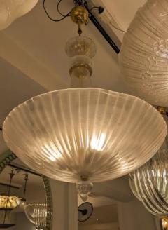 Murano Glass and Brass Chandelier - 3888277