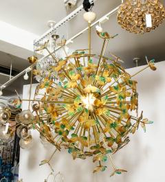 Murano Luxury Glass Murano Glass Butterfly Sputnik Chandelier - 756186