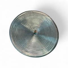 Murano Metallic Blue Disc Sputnik Lamp - 4224695