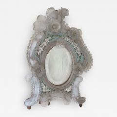 Murano Mirror Decorated with Micro Mosaic Flowers - 2506306