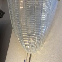 Murano Opalina Glass Shield Applique - 3818805