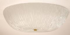 Murano Opaque White Ceiling Fixture Newly Blown - 442565
