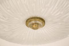 Murano Opaque White Ceiling Fixture Newly Blown - 442567