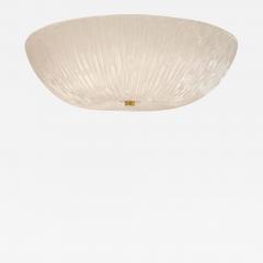Murano Opaque White Ceiling Fixture Newly Blown - 445961