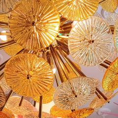 Murano Orange Discs Sputnik Lamp - 3887102