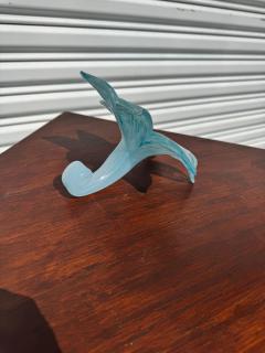 Murano Powder Blue Handblown Flower - 4398008