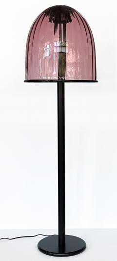 Murano Purple Glass Dome Floor Lamp by Watt Volt - 3119452