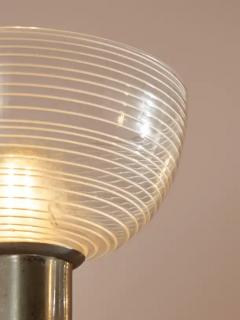 Murano Rationalist Chandelier with Filigrana and Lattimo Glass Italy 1930s - 3469476