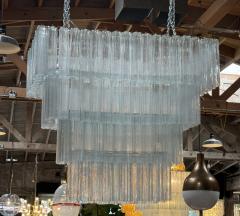 Murano Rectangular Chandelier 148 Tiedro Glass Elements - 4271212