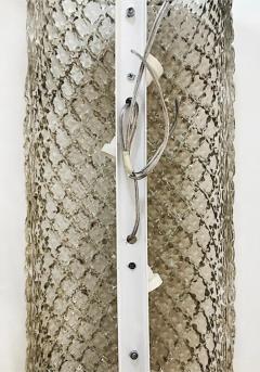 Murano Smoked Textured Glass Wall Sconces Available Now Pair Current Production - 3513538