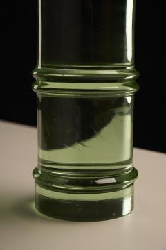 Murano Solid Glass Table Lamp with Orange Shade 1950s - 4500215