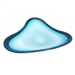 Murano Sommerso Biomorphic Shaped Bowl Centerpiece - 2616696