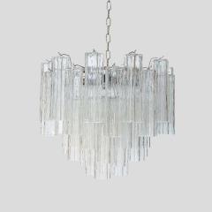 Murano clear glass Tronchi chandelier - 4239419