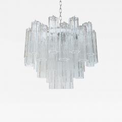 Murano clear glass Tronchi chandelier - 4241928
