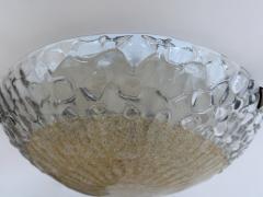 Murano flush mount ceiling light Italy cirac 1960s - 4615413