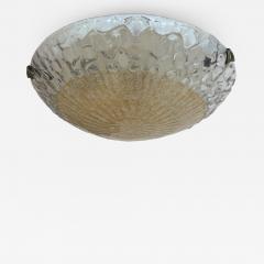 Murano flush mount ceiling light Italy cirac 1960s - 4615457