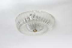 Murano flush mount ceiling light Italy circa 1960s - 4152368