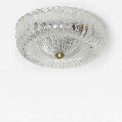 Murano flush mount ceiling light Italy circa 1960s - 4152850