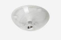 Murano flush mount ceiling or wall light in filigrana glass - 3009711