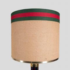 Murano glass and brass table lamps with Gucci inspired shades - 4687262