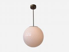 Murano glass ceiling pendant hand blown glass and brass Italy 2021 - 4615429