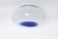 Murano glass flush mount ceiling light Italy circa 1960s - 4345932
