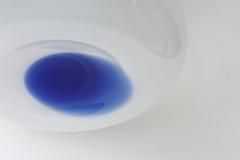 Murano glass flush mount ceiling light Italy circa 1960s - 4345935