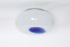 Murano glass flush mount ceiling light Italy circa 1960s - 4345938