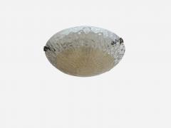 Murano glass flush mount ceiling light Italy circa 1960s - 4622512