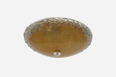 Murano glass flush mount ceiling light Italy circa 1960s - 4801550
