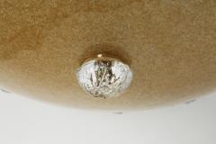 Murano glass flush mount ceiling light Italy circa 1960s - 4801553